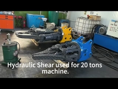 Customize Hydraulic Shear 08A For 10-15Ton Excavator Concrete Cutting Pipeline