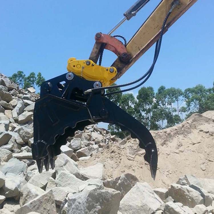 Loading Unloading Excavator Bucket Thumb Clamp Mechanical Mini Big Bucket Thumb Used For DH55