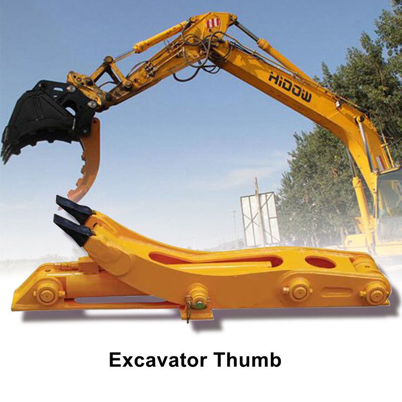 Loading Unloading Excavator Bucket Thumb Clamp Mechanical Mini Big Bucket Thumb Used For DH55