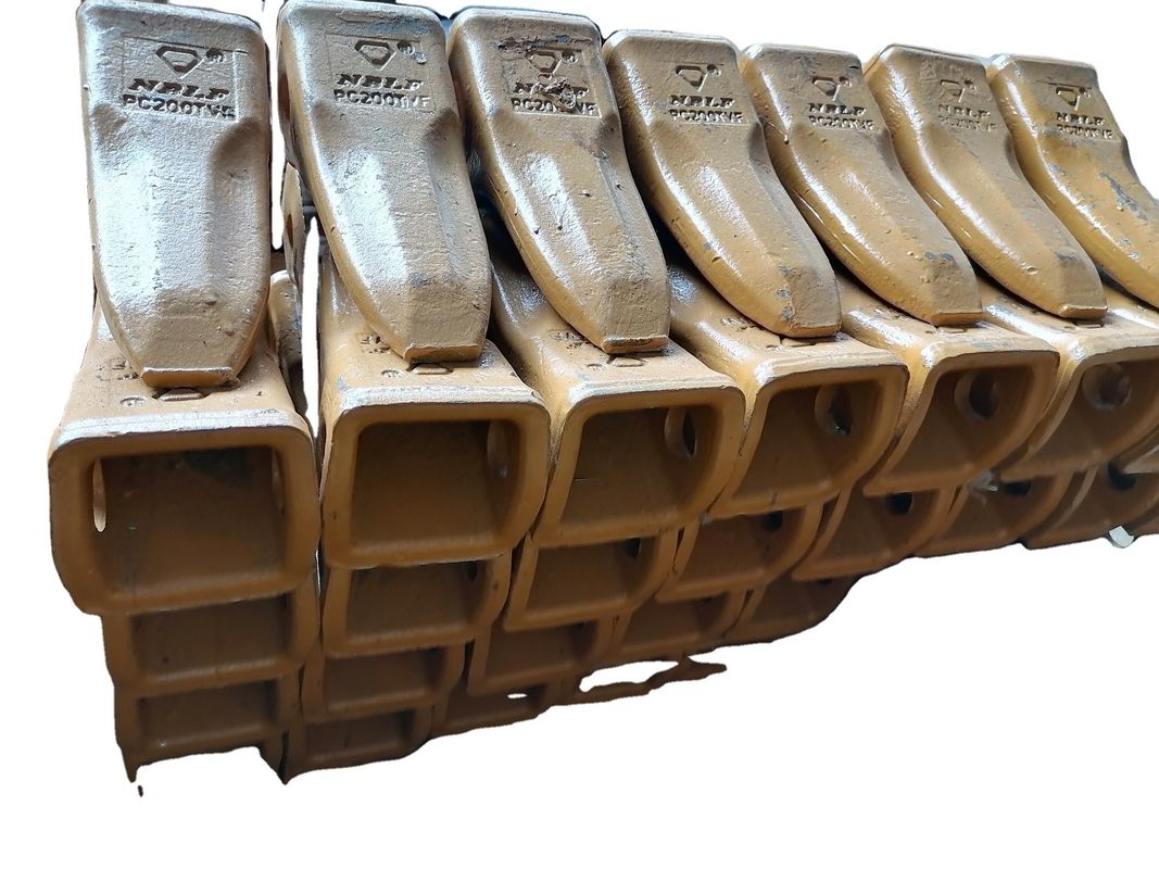 Forged Excavator Bucket Parts Teeth and Adaptor For EX100-2 Max Jaw Opening 500