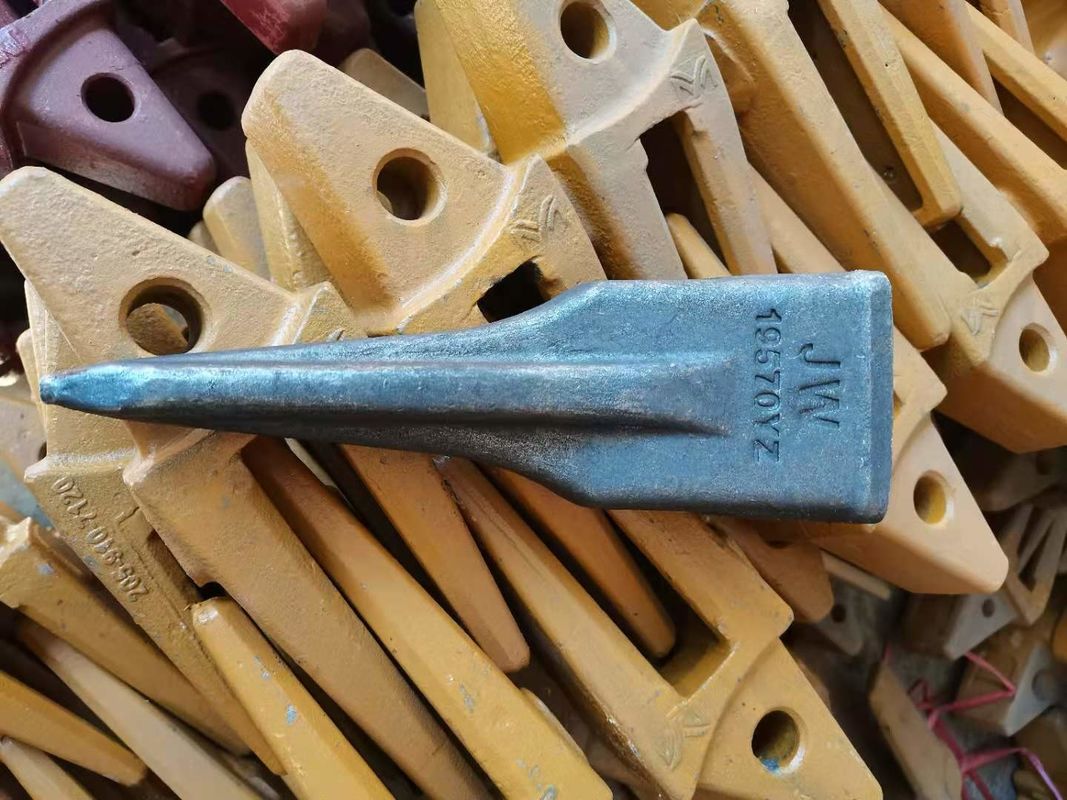 Forged Excavator Bucket Parts Teeth and Adaptor For EX100-2 Max Jaw Opening 500