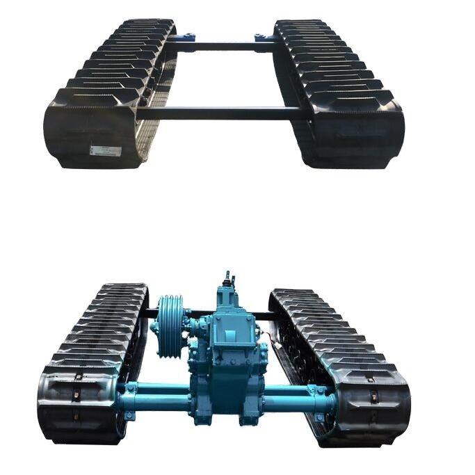 Factory Customized Steel  Rubber track Chassis from 0.5to 120t steel undercarriage for excavator