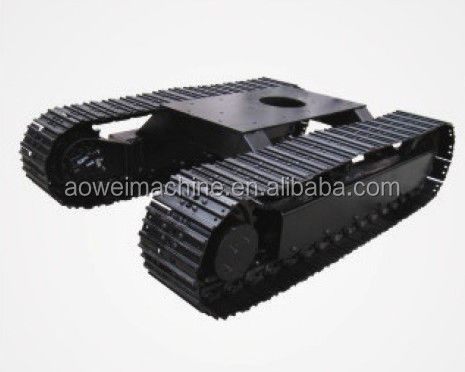 Factory Customized Steel  Rubber track Chassis from 0.5to 120t steel undercarriage for excavator