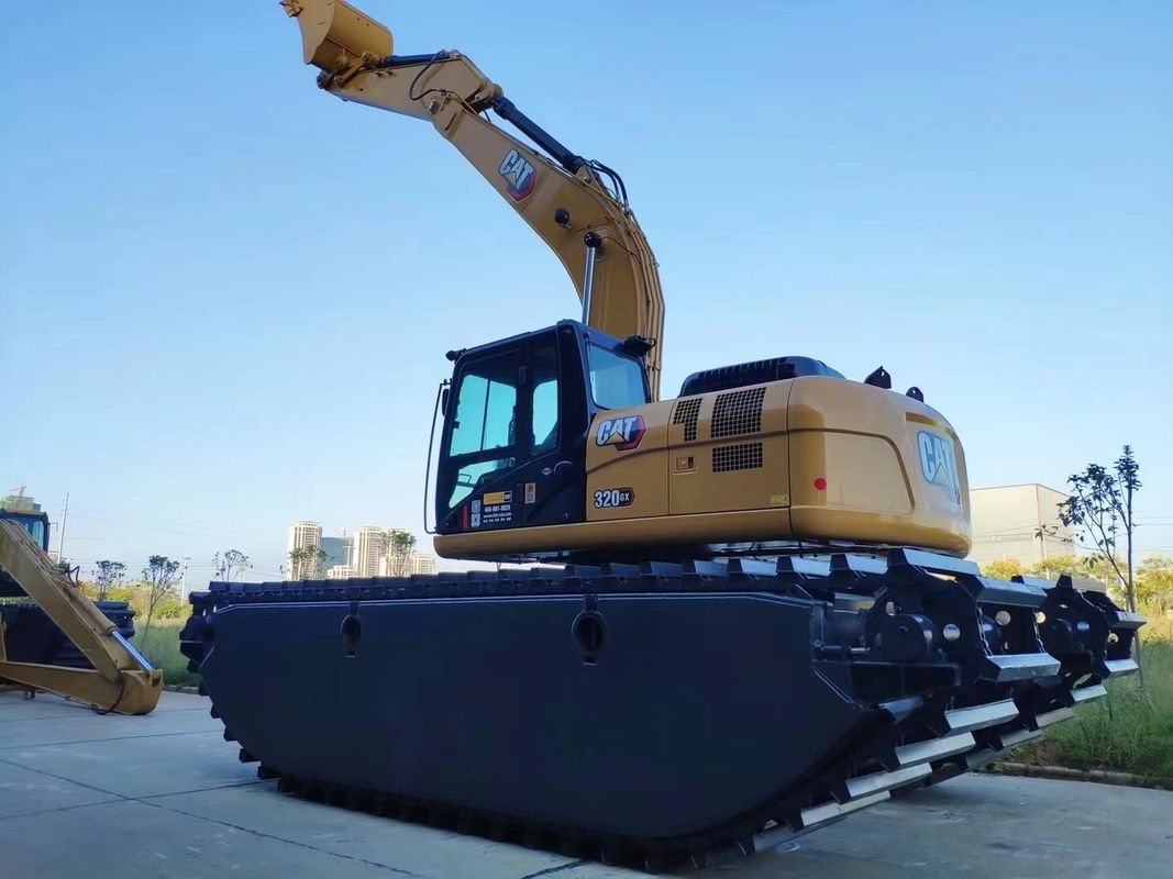 Customized Hydraulic Excavator Pontoon Amphibious Floating used for  320D 320C SY215 PC200Excavator Chassis Machine