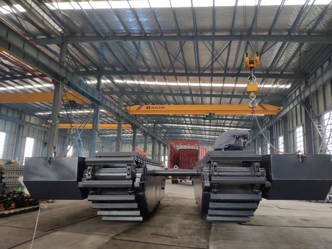 Customized Hydraulic Excavator Pontoon Amphibious Floating used for  320D 320C SY215 PC200Excavator Chassis Machine