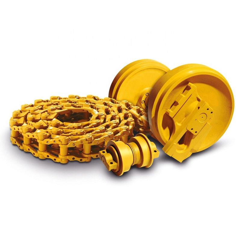 excavator dozer parts front idler 6t-2614 bulldozer adjuster front idler roller t200 d3g d4d d6 d6h d8r d11n d65 320d 32