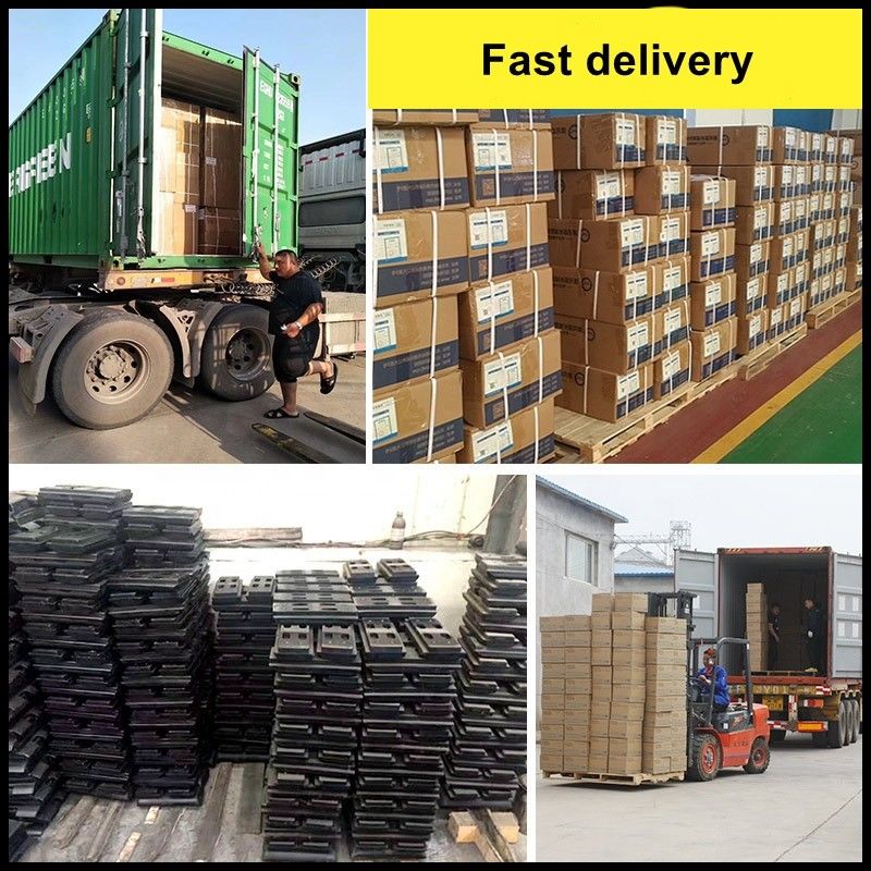 High Quality  Rubber Crawler Excav Track Pad Rubber/Board Polyurethane Grousers Shoes for Excavator Undercarriage Parts
