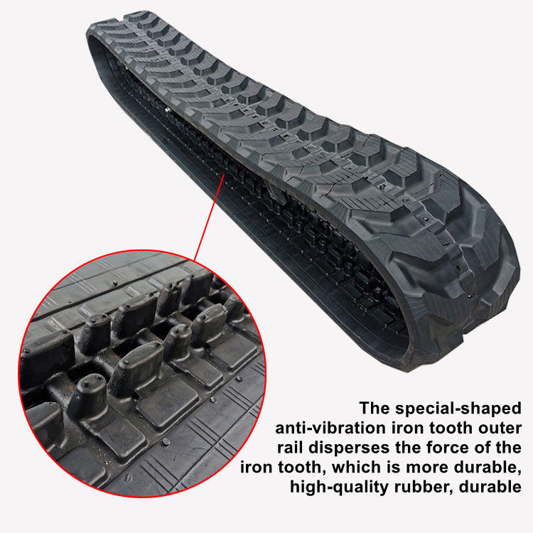 Excavator parts custom quality cheap rubber track system 180x60x37 small rubber excavator tracks