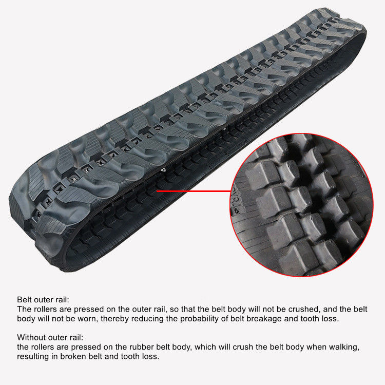 Excavator parts custom quality cheap rubber track system 180x60x37 small rubber excavator tracks