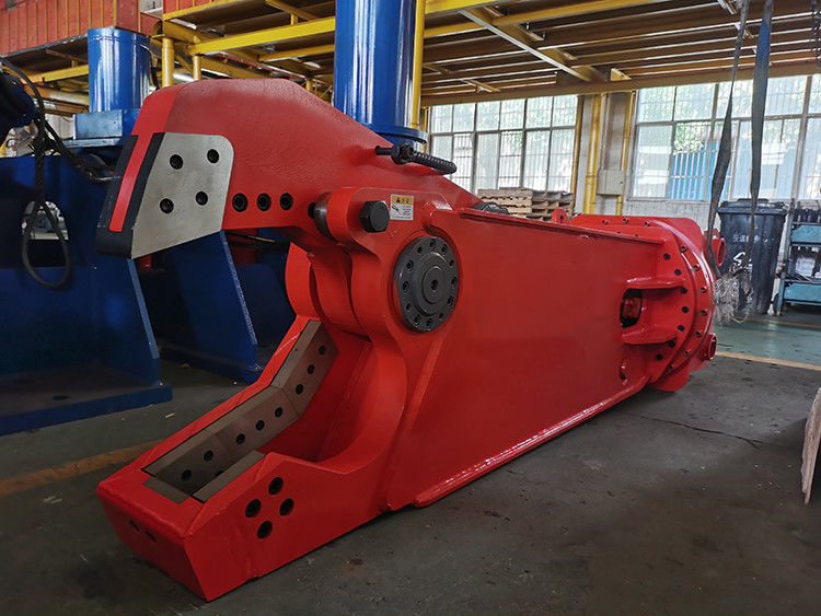 Metal Steel Waste Building Scrap Steel Shearing Machine Hydraulic Rotating Olecranon Shear For Excavator