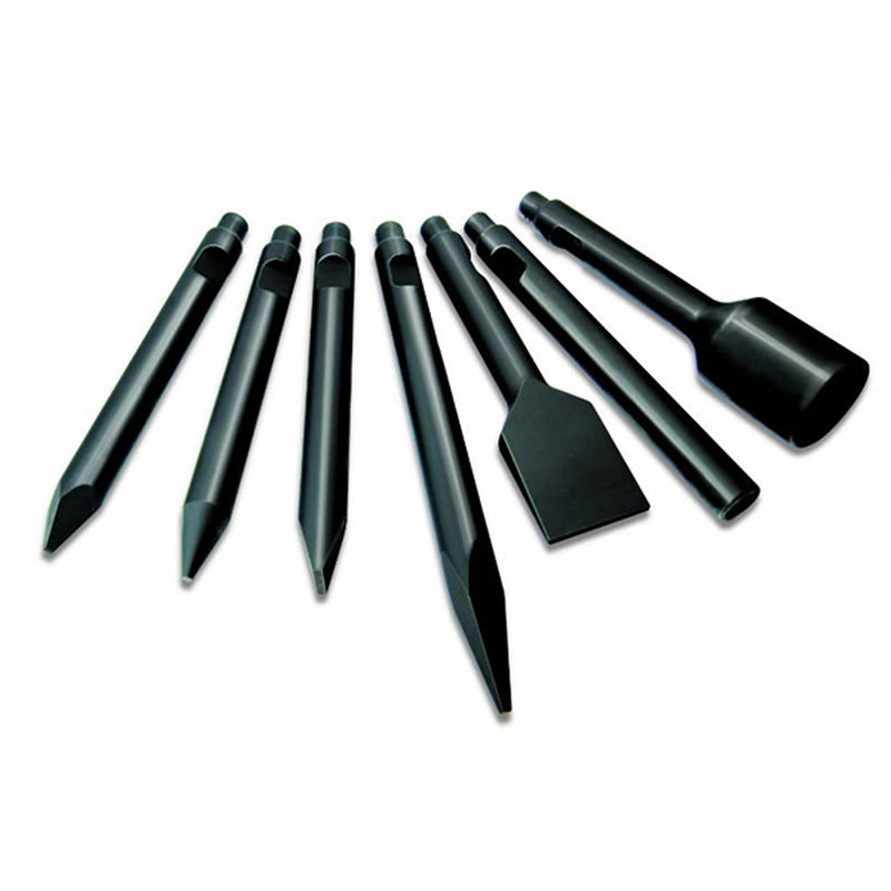 Excavator Parts Hydraulic Rock Hammer Breaker Blunt Chisel 68mm Hydraulic Breaker Chisels Tool Of Wedge Type 135mm 140mm