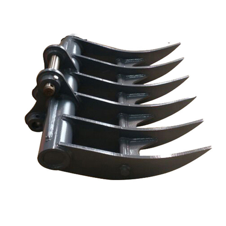 Customizable Excavator Attachments Arable Land Harrow Bucket Multitooth Rake Bucket For Excavato