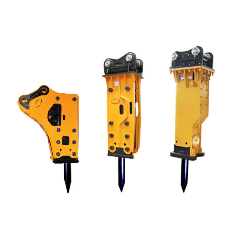 Excavator Building Concrete Demolition Of Rock Hammer Breaker Demolition Drillbit Hyundai Hydraulic Hammer