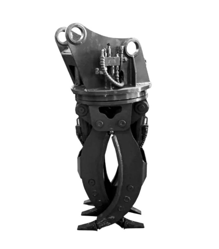 Excavator Grapple Bucket Hydraulic Wood Grapple 360 Log Grab And Stone Excavator Rotating Grapple