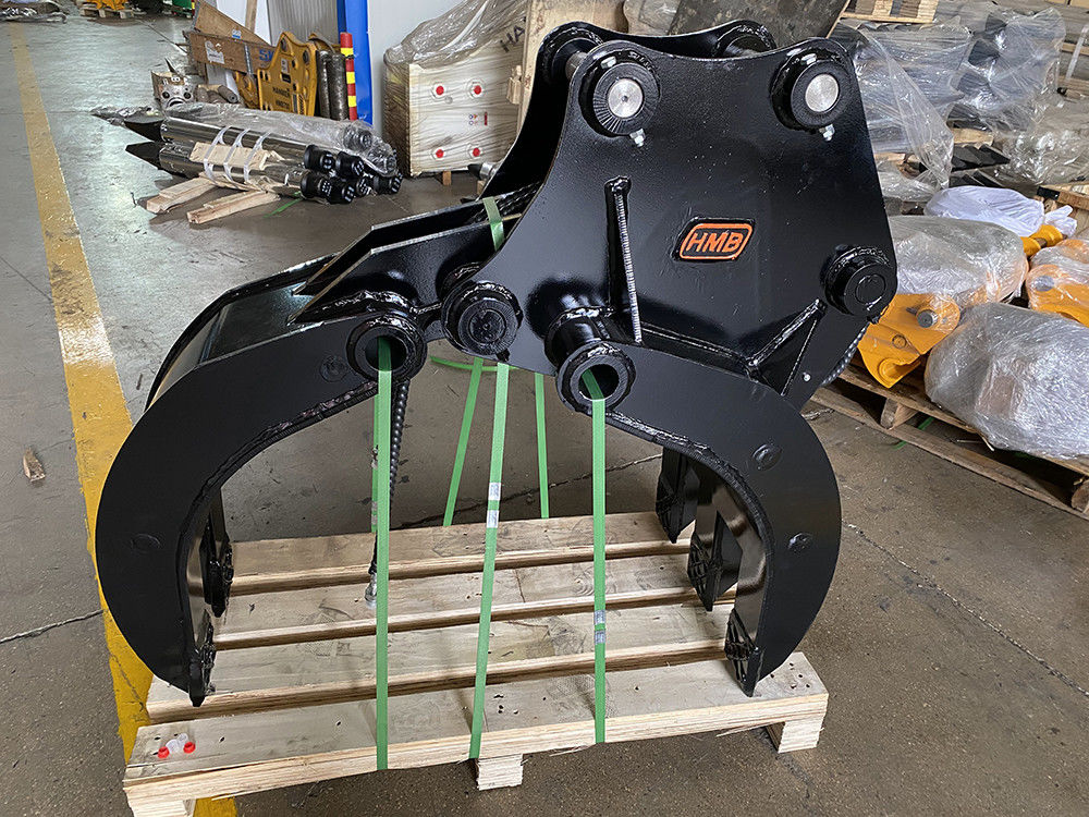 Excavator Grapple Bucket Hydraulic Wood Grapple 360 Log Grab And Stone Excavator Rotating Grapple