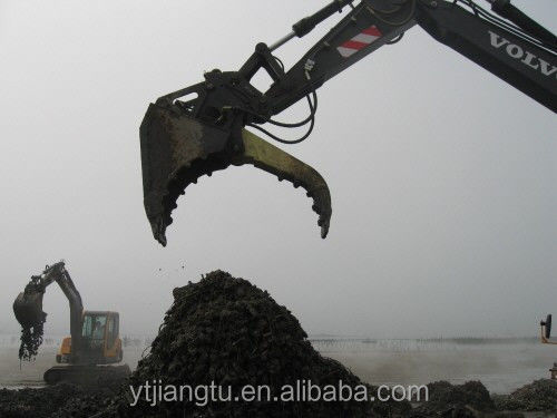 Factory customized brand new mini excavator hydraulic grapple bucket for sale