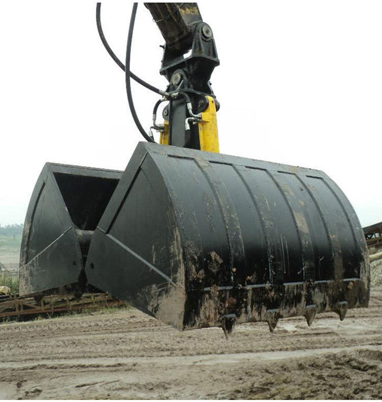 Rotating Excavator Rock Bucket Clamshell Bucket Grab For Pc200 Zx200 Ex210 Pc300