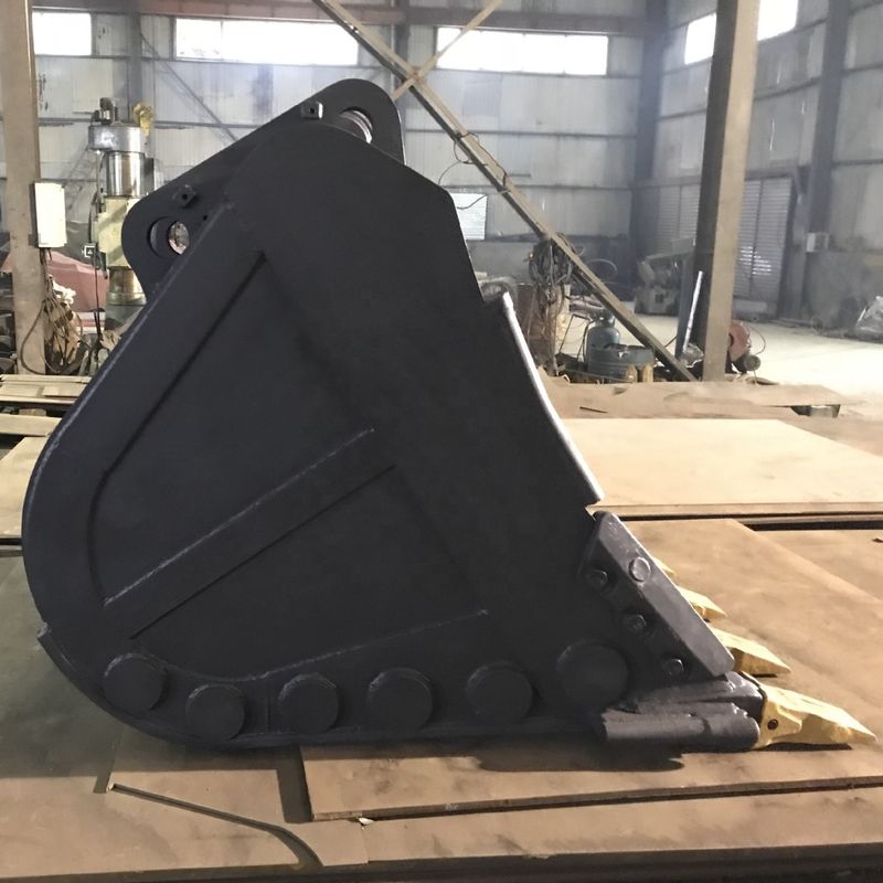 Excavator Heavy Duty Rock Digging Bucket Q355B For 20T - 100T Excavator Backhoe