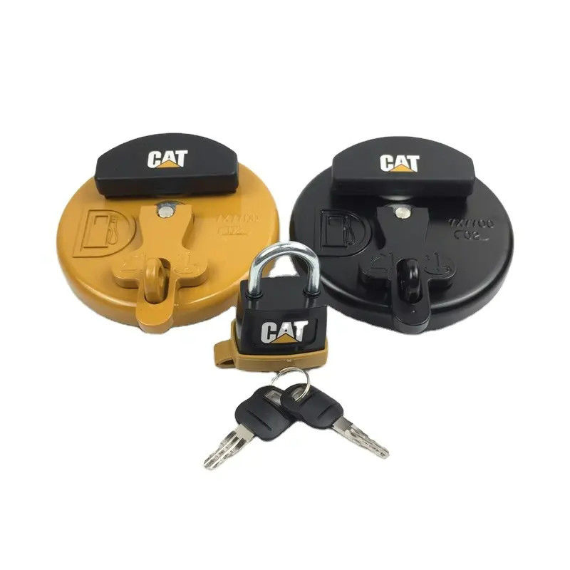 Yellow Excavator Fuel Tank Cover 7X-7700 349-7059 3497059 7X7700 Fuel Cap