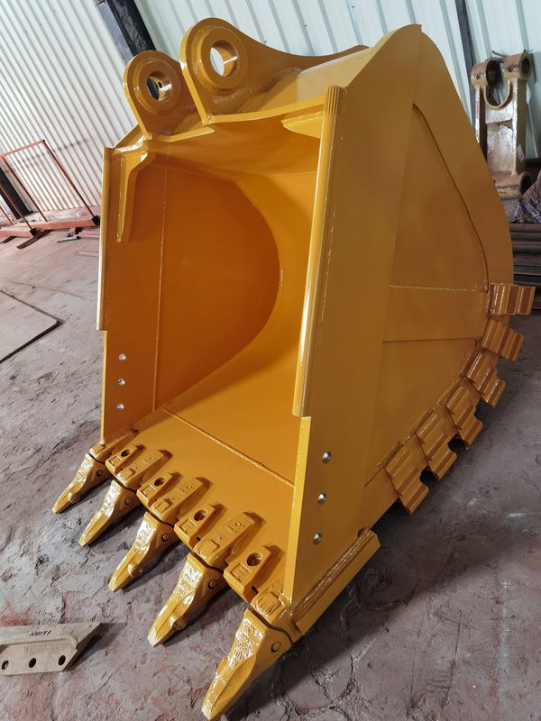 Customized Excavator Heavy Duty Rock Digging Bucket Q355B For 20T - 50T Excavator Backhoe