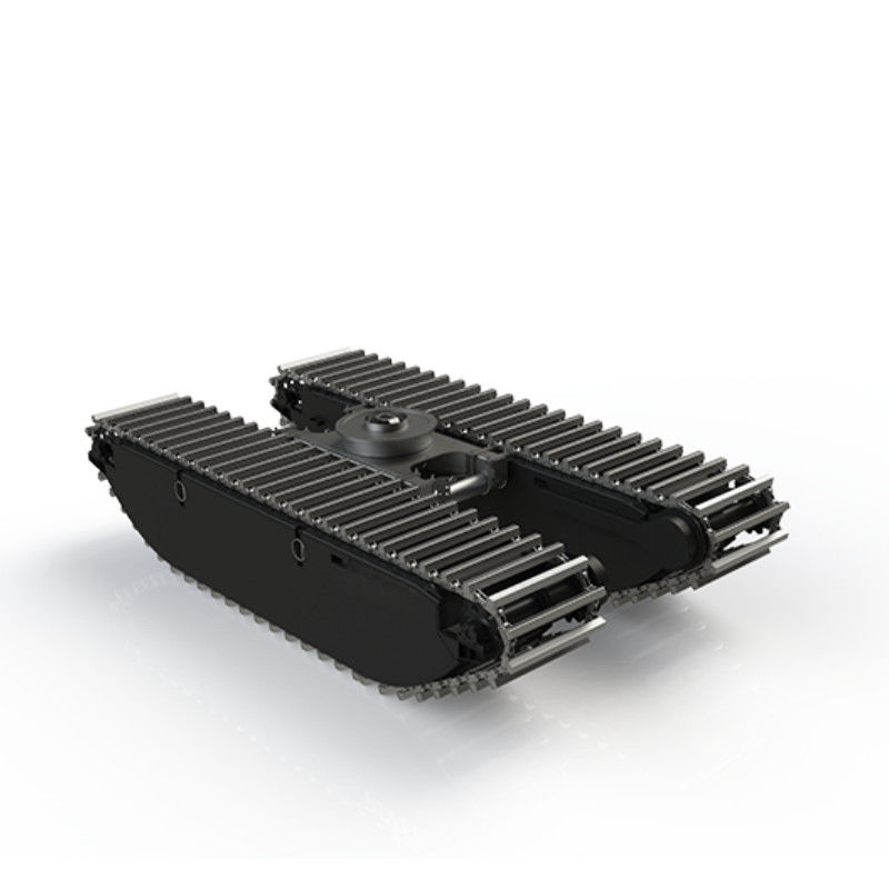 Cuctomized Amphibious Swamp Buggy Excavator Floating Pontoon Q355b Customized For excavator Sy135