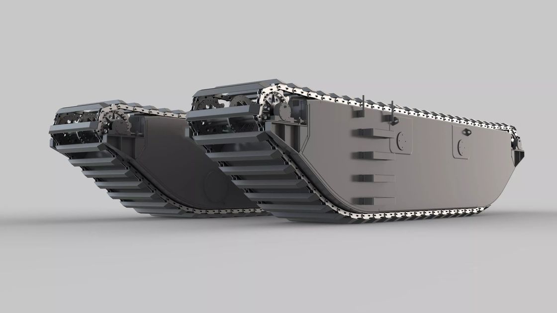 Customized Hydraulic Excavator Pontoon Amphibious Floating used for  320D 320C SY215 PC200Excavator Chassis Machine