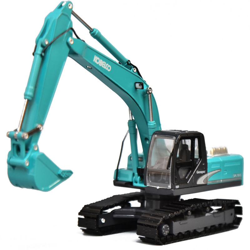 Shen Steel SK200 Excavator Model KOBELCO Original Simulation Metal Alloy Car Decoration Non-toys