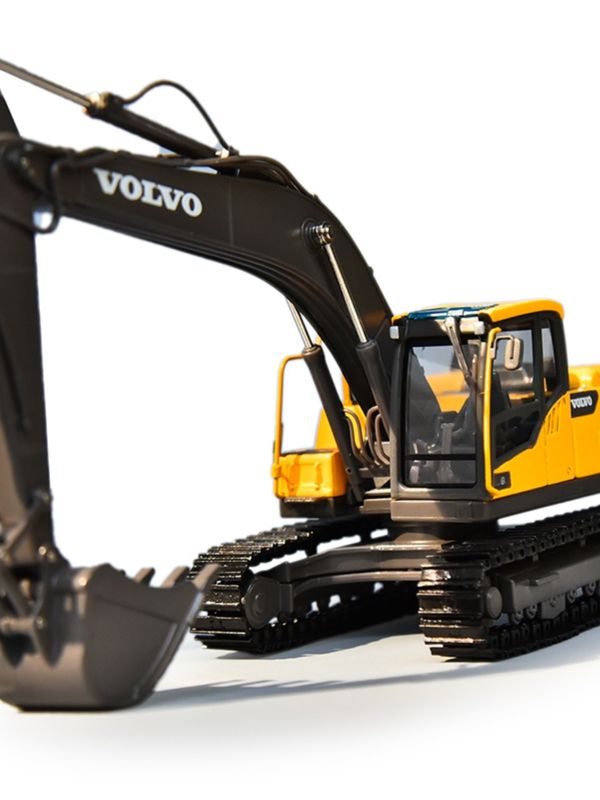 VOLVO Volvo EC220DL Alloy Excavator Model Original Engineering Vehicle Simulation Excavator Ornaments