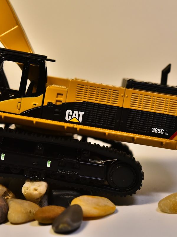 DM Carter CAT385C Alloy Excavator Model Engineering Machinery Car Simulation Metal Decoration Ornaments