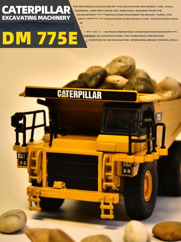 NORSCOT CAT775E Dump Truck 1/64 Scale Alloy Diecast Model Vehicle Collectible Decor