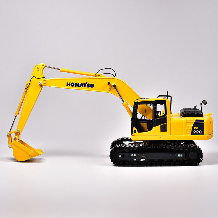 Komatsu PC200 PC220 Die Cast Excavator Model 1/50 Scale Heavy Equipment Collectible Toy