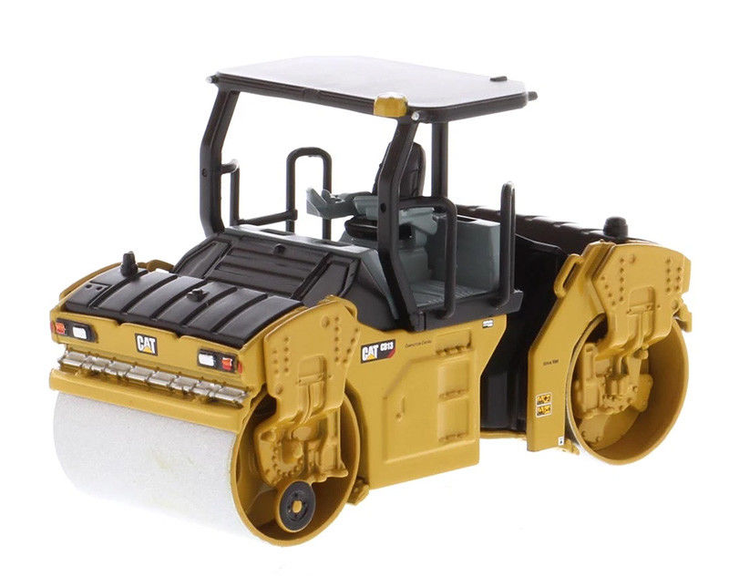 1 to 64 Scale Diecast Caterpillar CB-13 Vibratory Roller Open Cab Construction Model 85630