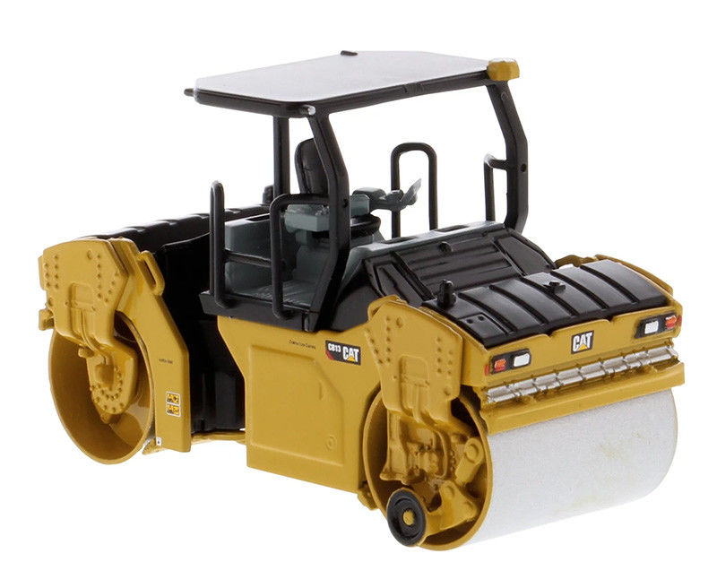 1 to 64 Scale Diecast Caterpillar CB-13 Vibratory Roller Open Cab Construction Model 85630