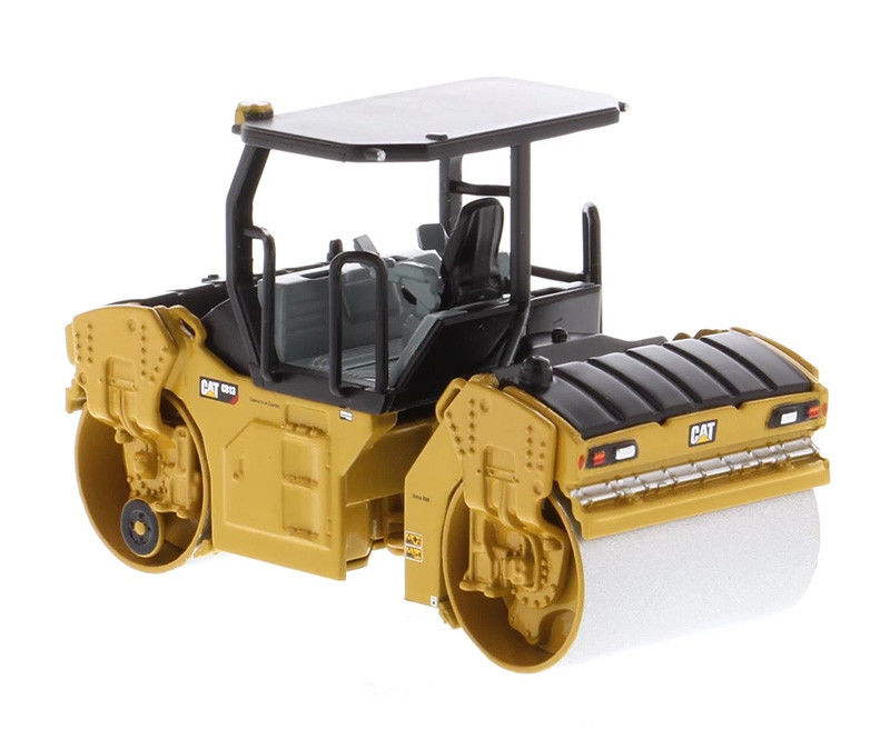 1 to 64 Scale Diecast Caterpillar CB-13 Vibratory Roller Open Cab Construction Model 85630
