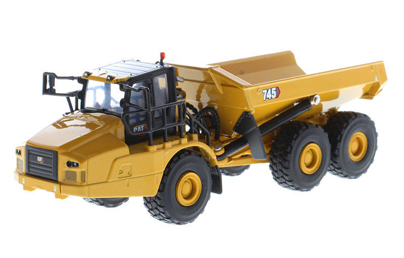 CAT 745 Articulated Dump Truck Diecast 1:64 Scale Alloy Model Heavy Equipment Collectible