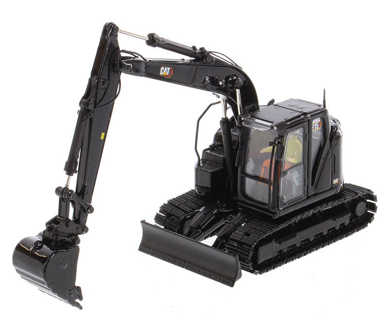 Black Caterpillar CAT 315 Excavator 1:50 Die-Cast Model Collectible Engineering Vehicle