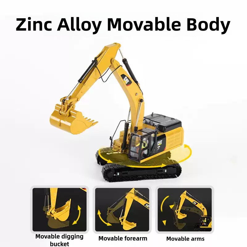 CAT 349F XL 1:50 Scale Diecast Alloy Excavator Model Caterpillar Construction Toy