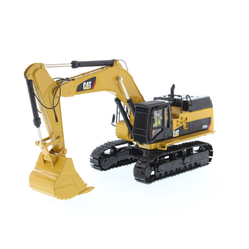 DM CAT 374D L Excavator 1:50 Scale Alloy Diecast Model with Adjustable Components Collectible Toy