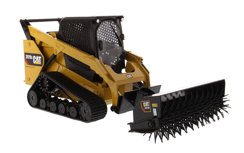 1:16 Scale Diecast Metal Cat 297D2 Skid Steer Loader Model with Movable Loader Arms