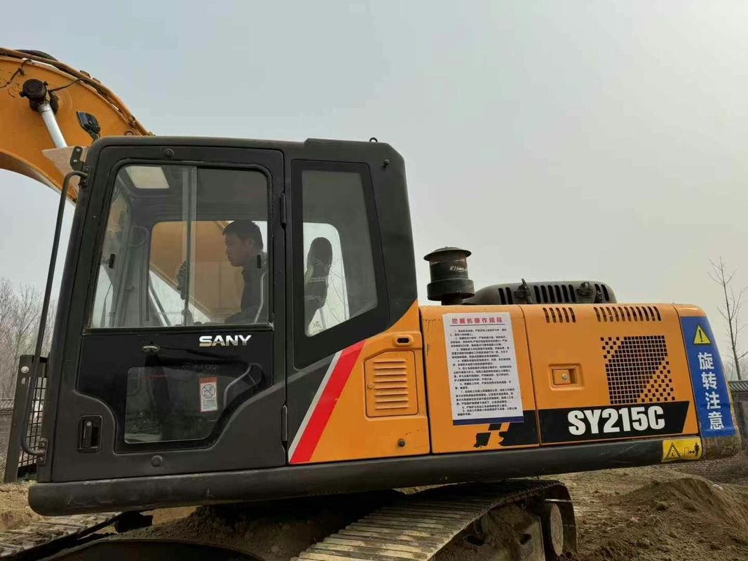 Used Sany SY215-9 Crawler Excavator Heavy Duty Construction Machine Reliable Performance