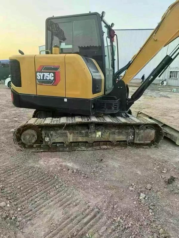 Used 2023 SANY SY60 Mini Excavator 500 Working Hours Full Maintenance for Landscaping