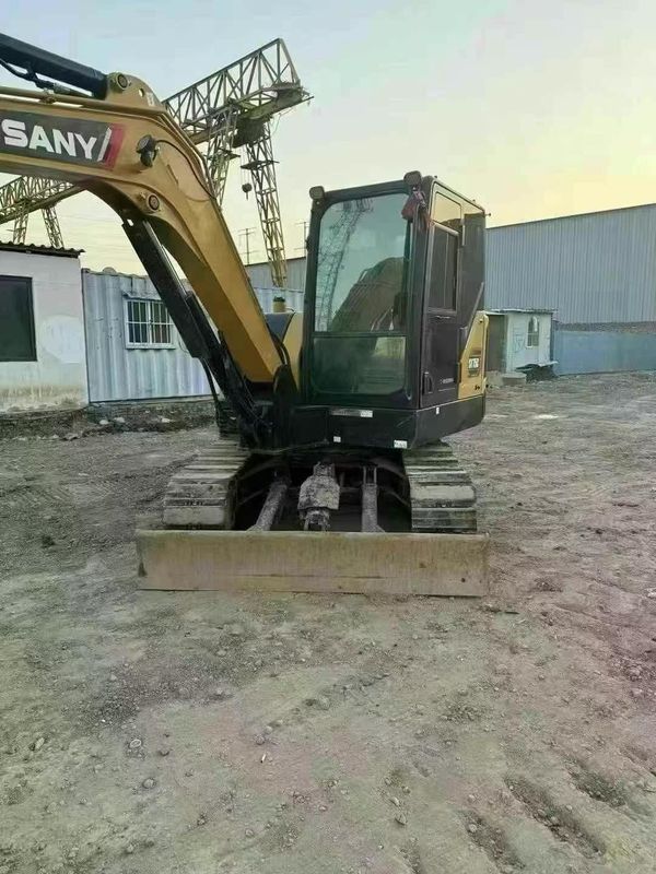 Used 2023 SANY SY60 Mini Excavator 500 Working Hours Full Maintenance for Landscaping