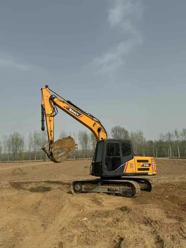 Used SANY SY135 13.5 Ton Excavator for Construction Mining Earthmoving Applications