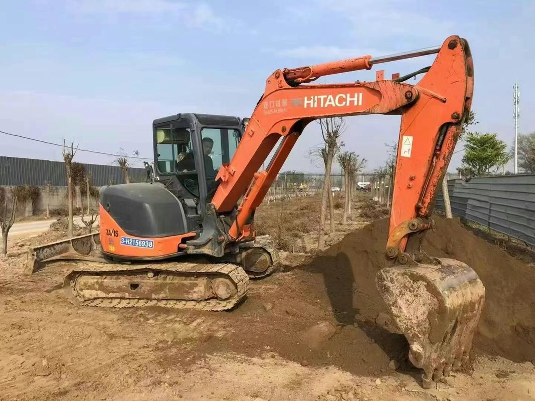Used Hitachi ZX60-3F Mini Excavator 6 Ton Low Hours Full Service Construction Landscaping