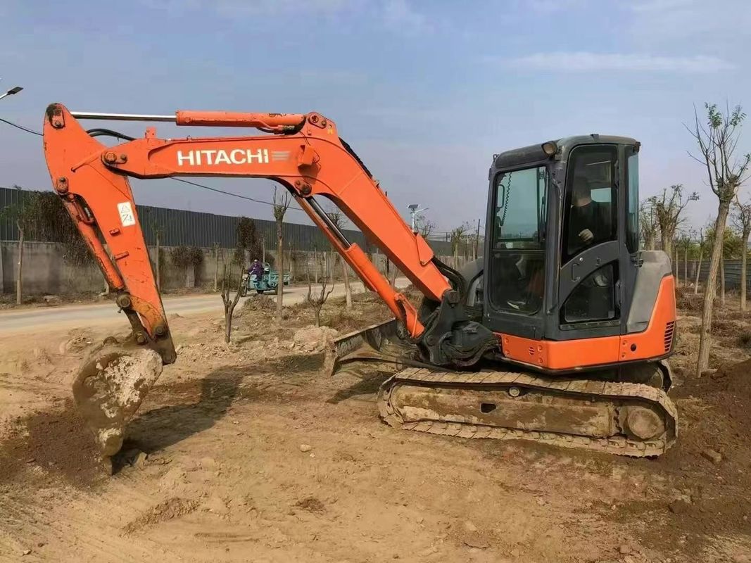 Used Hitachi ZX60-3F Mini Excavator 6 Ton Low Hours Full Service Construction Landscaping