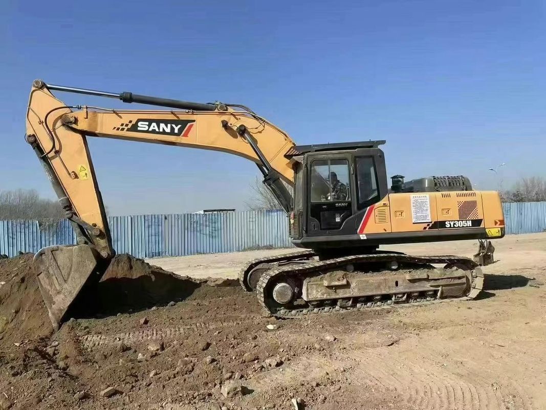 Used SANY 305H Excavator 30 5 Ton Capacity Service History Mining Construction Earthmoving