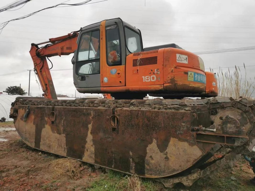 Used 2014 Hitachi 120-6 Amphibious Excavator 12Ton Swamp CE ISO Wetland Mining