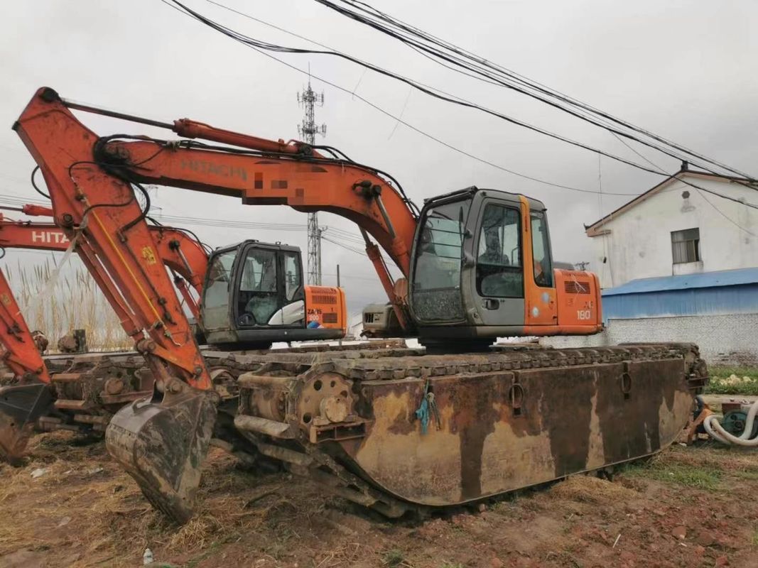 Used 2014 Hitachi 120-6 Amphibious Excavator 12Ton Swamp CE ISO Wetland Mining