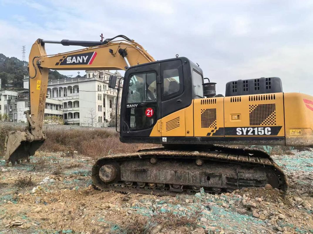 Used 2019 SANY SY215-10 Excavator 21Ton Capacity Full Service History Construction Mining