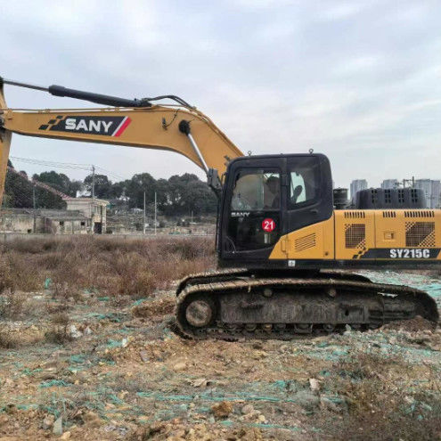 Used 2019 SANY SY215-10 Excavator 21Ton Capacity Full Service History Construction Mining